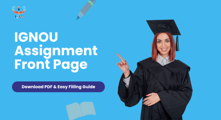 IGNOU Assignment Front Page