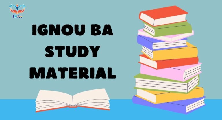 IGNOU BA Study Material