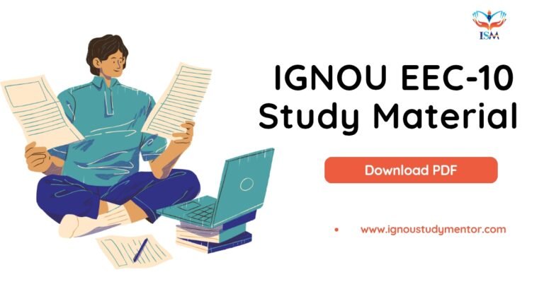 IGNOU EEC-10 Study Material