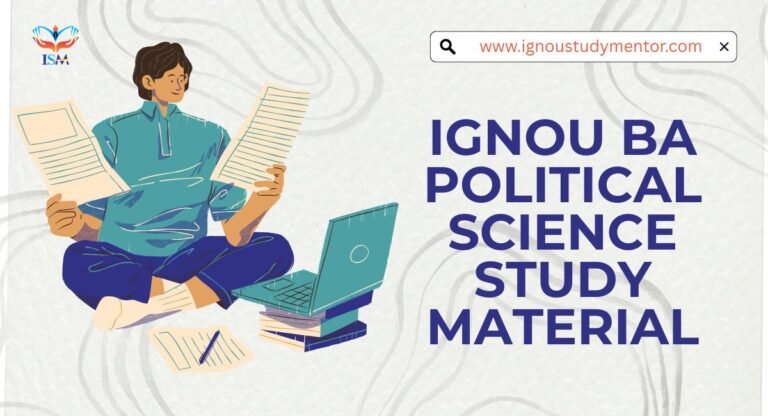 IGNOU BA Political Science Study Material