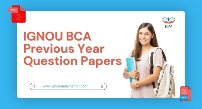 IGNOU BCA Previous Year Question Papers