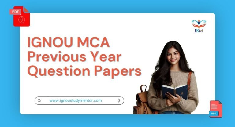 IGNOU MCA Previous Year Question Papers